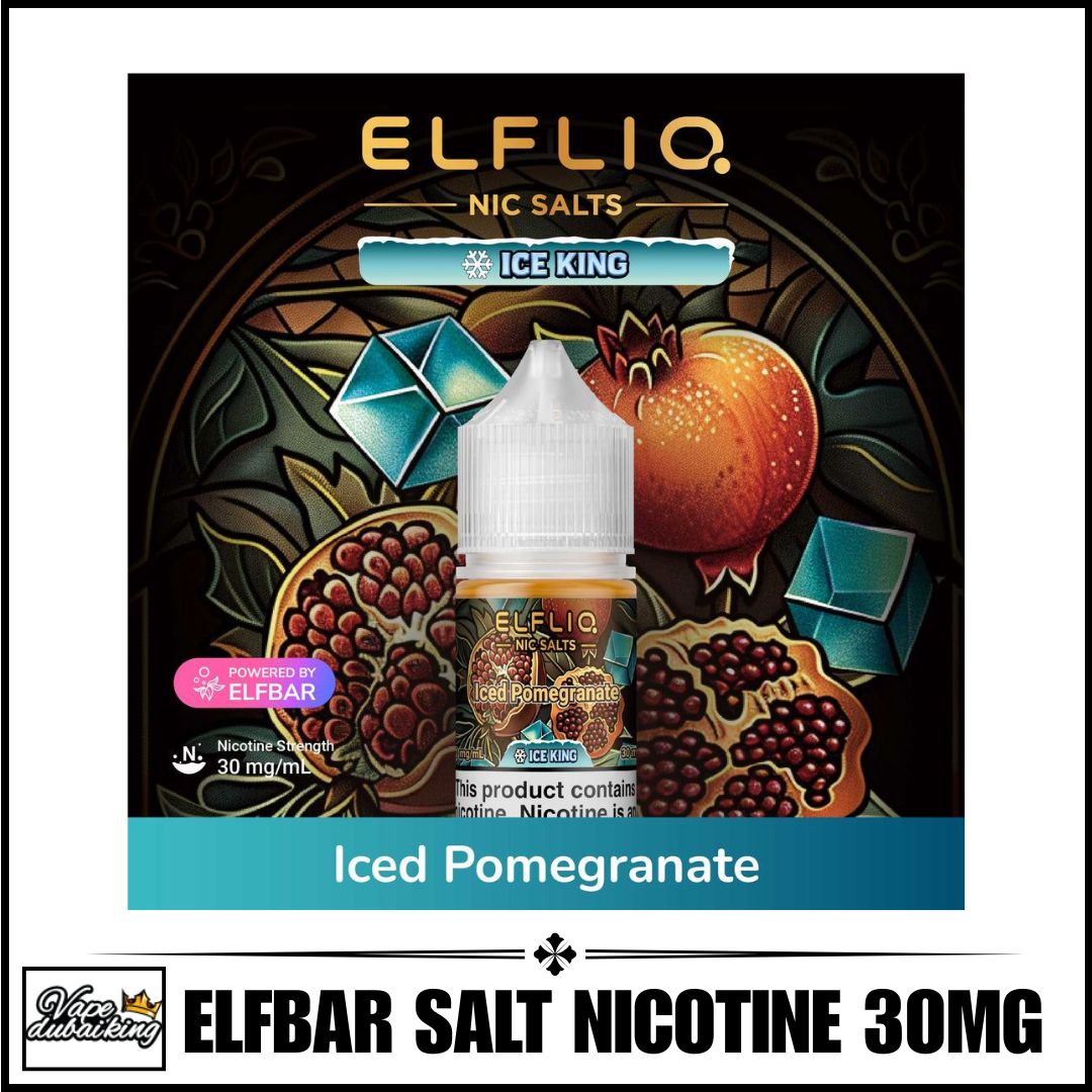 Elfliq-Saltnic-E-liquid-By-Elfbar-Iced-Pomegranate