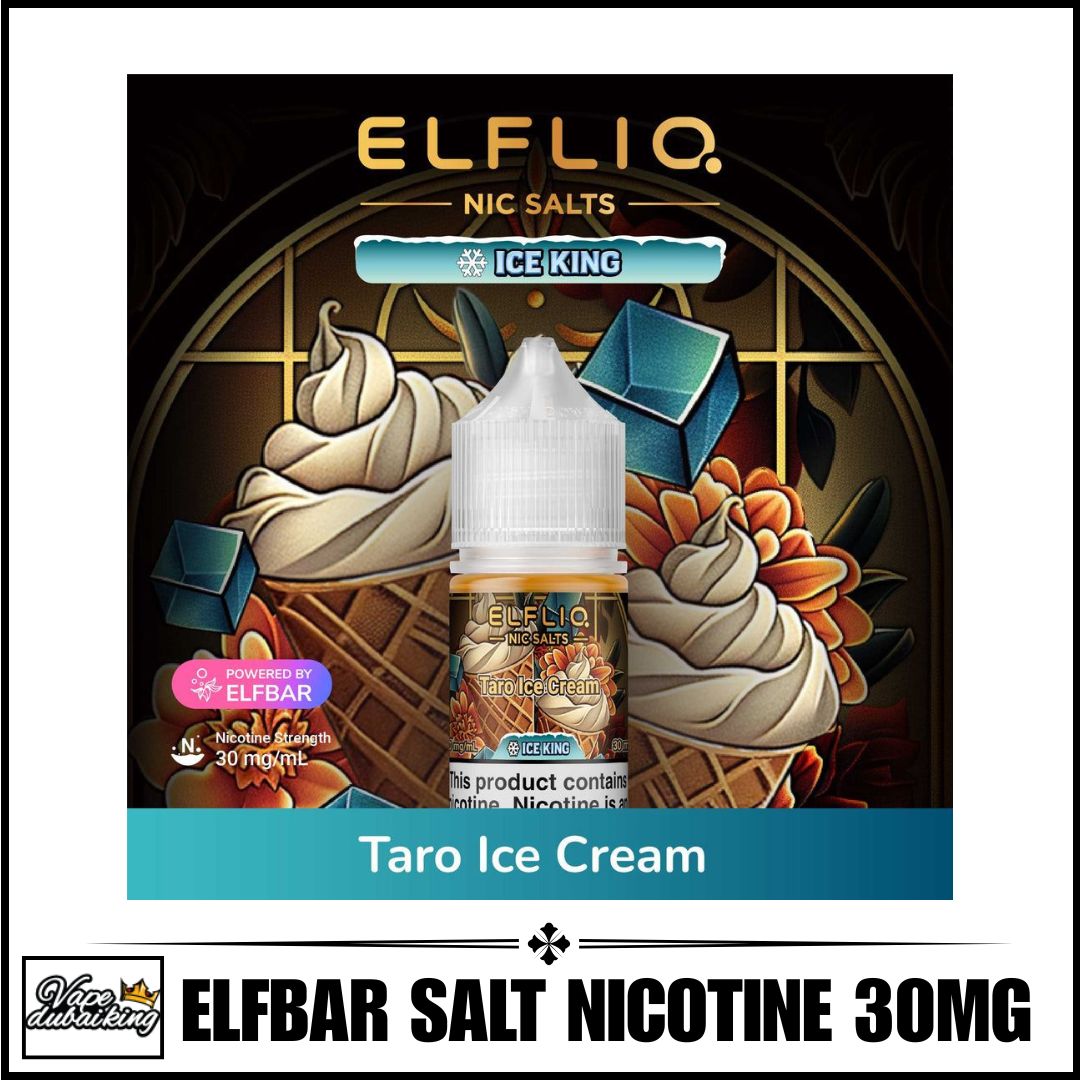 Elfliq-Saltnic-E-liquid-By-Elfbar-Taro-Ice-Cream
